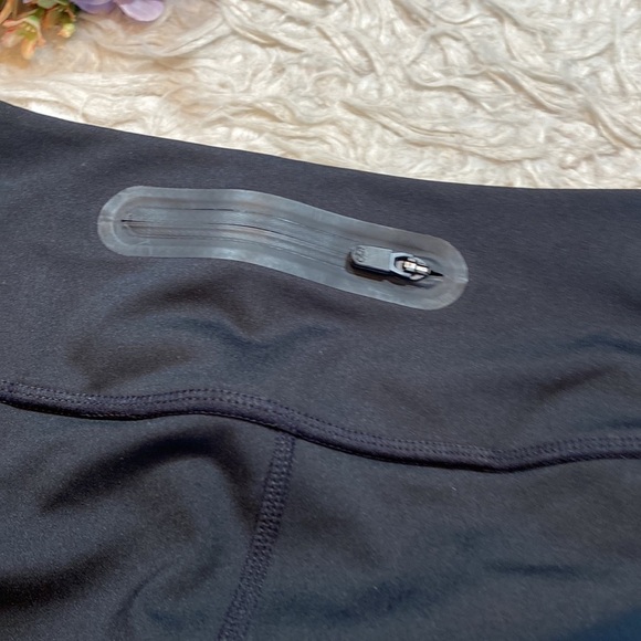 Splits59 Black Leggings with Gold Stripes - Picture 9 of 10